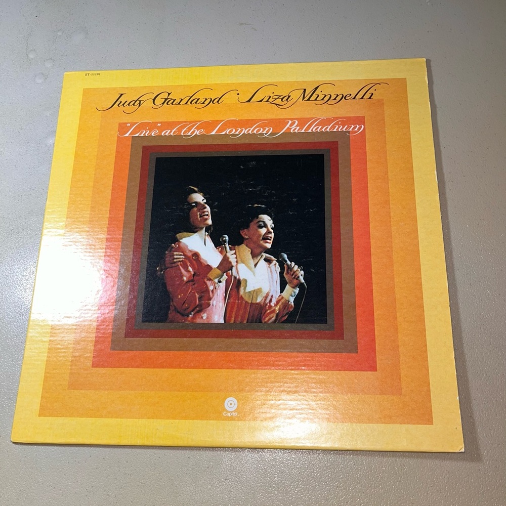 Judy Garland Liza Minnelli Live Vinyl Album
